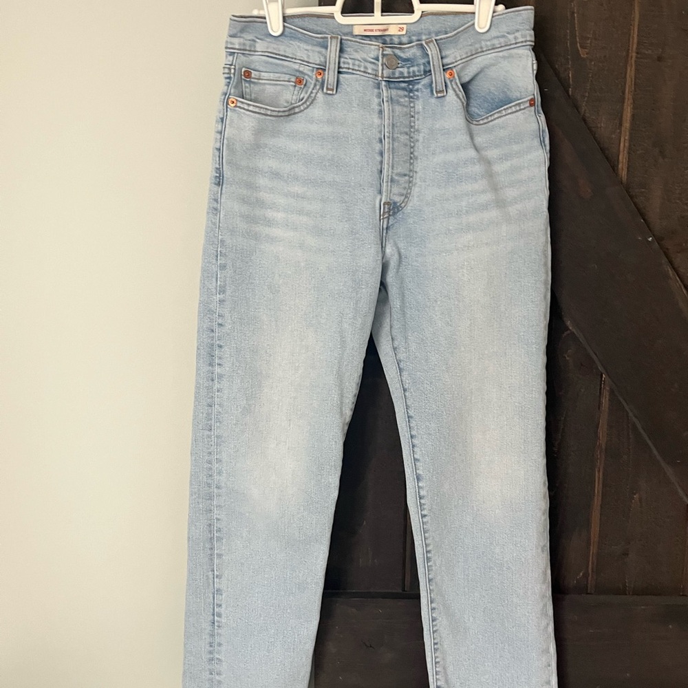 Levi's Wedgie Straight Leg Jeans with Vintage Appeal